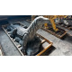 KOMODO DRAGON STATUE APPROX 190CM X 80XCM X 60CM - PAINTED VOLCANIC ROCK COATED FIBREGLASS