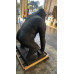 GORILLA STATUE 120CM REALISTIC APPROX 120CM X 80CM X 80CM PAINTED VOLCANIC ROCK COATED FIBREGLASS