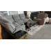KOBE LARGE CORNER FABRIC LOUNGE WITH END RECLINERS + 1 SINGLE RECLINER - JAKE STEEL (005/003/004-03-07-25) 2336C323