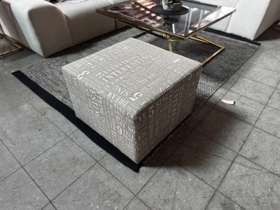 FABRIC OTTOMAN - 600 X 600