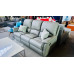 DONA LEATHER 3 SEATER RECLINING LOUNGE - VILLA FANGO RRP$3280 (013-03-07-25)2438C472