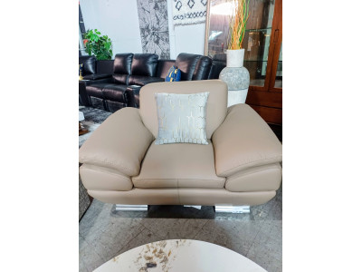 MOCCA SINGLE LEATHER ARM CHAIR