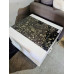 2 DRAWER STONE TOP SIDE TABLE