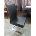 SET OF 6 KOKA BLACK LEATHER DINING CHAIRS (#Y1021)