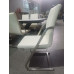 SET OF 6 WHITE DINING CHAIRS