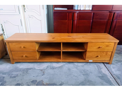 TIMBER TV UNIT - 2000MM