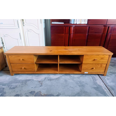 TIMBER TV UNIT - 2000MM