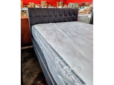 BLACK SQUARE DOUBLE BED