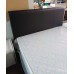 BLACK ROLLED HEAD QUEEN BED