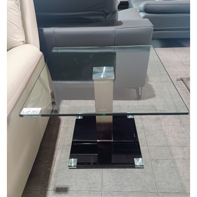 TEMPERED GLASS TOP LAMP TABLE (CE#875) TEMPERED GLASS TOP LAMP TABLE (CE#875)