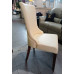 CREAM DINING CHAIRS WITH TIMBER LEGS (#284)