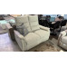 GREY FABRIC 3 + 2 SEATER LOUNGE SUITE - ELECTRIC RECLINING (#9243)