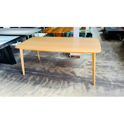 NIDO DINING TABLE - OAK - 1.8M LONG X 900MM WIDE X 750MM HIGH